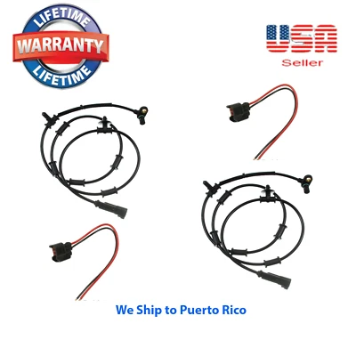 Sensor de velocidad de rueda ABS delantero con 2 conectores apto para RAM 2500 3500 2009-2012 4x4 Foto 1 de 4