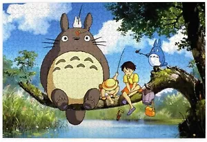 Anime My Neighbor Totoro Jigsaw Puzzle 1000 Piece Challenging Games Gift US Sell - Picture 1 of 7