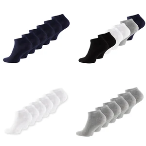 Calcetines al tobillo de bambú para hombre 6 pares calcetines de entrenamiento suaves sin costuras negros gris marino - Imagen 1 de 31