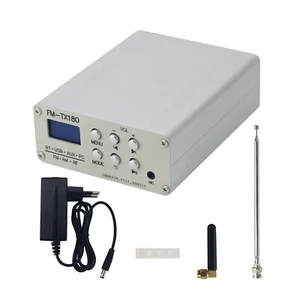 FM-TX180 75MHz-108MHz Bluetooth Stereo FM Radio Transmitter 0.96'' OLED Screen - Zdjęcie 1 z 6