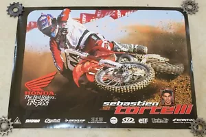 Sebastian Tortelli Honda Poster Shop Sign Dirtbike Supercross Motocross 5892 Z4 - Picture 1 of 4