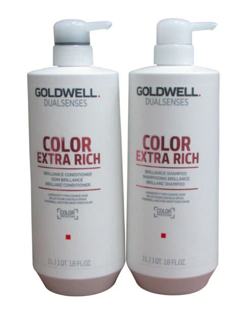 Goldwell Dualsenses Color Extra Rich Shampoo and Conditioner Set - 33.8 fl oz
