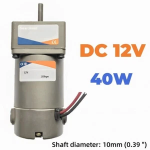 9-600RPM 40W Adjustable Variable Gear Reducer Motor Round Shaft Motor DC 12V - Picture 1 of 7