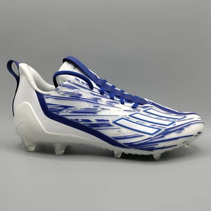adidas Adizero Football Cleats Cloud White Royal Blue GW5059 Men's Size 11.5 - Picture 1 of 7