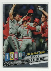 2020 Topps Decades Best Chrome Cincinnati Reds #DBC-77 Silver Pack