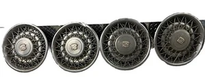 4 Vintage Cadillac Wire Spoke Logo Hubcaps 16725 253786 1975-1985 Eldorado 15” - Picture 1 of 11