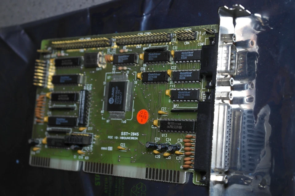 Super I/O ISA card FDD IDE serial parallel TESTED WORKING retro for 286/386/486 - Image 1 of 2