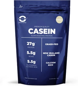 - 100% Casein Protein Powder - NZ Micellar Casein - Grass-Fed - Calcium Rich - 2 - Picture 1 of 2