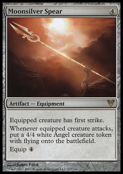 MTG Magic the Gathering Moonsilver Spear (217/252) Avacyn Restored LP - Image 1 of 1