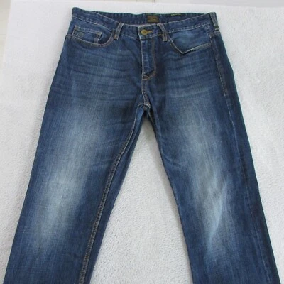 Jeans masculino s.Oliver W34 L36 azul fino tubo jeans reto - Imagem 1 de 4