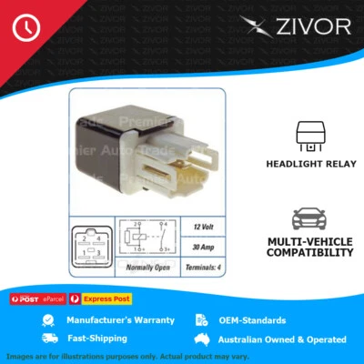New PAT PREMIUM 12V 30 Amp 4 Terminals Headlight Relay For Toyota Paseo REL-045 - image 1 of 4