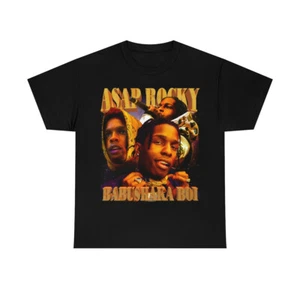 ASAP Rocky Shirt Throwback Tee, T-shirt | Rap tee, Streetwear, vintage - UNISEX - Picture 1 of 10