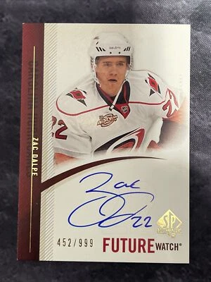 2010-11 SP Authentic Future Watch Auto 297 Zac Dalpe Carolina Hurricanes  - Image 1 of 2