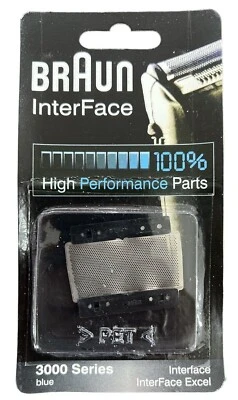 Pellicola da taglio Braun 3000S per rasoio Braun InterFace / Excel NUOVA IMBALLO ORIGINALE - Immagine 1 di 2