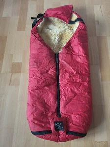 Kaiser Kinderwagen Thermofußsack, Lammfell rot - Bild 1 von 2