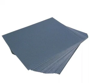 10PCS WET & DRY ASSORTED EMERY SAND PAPER FINE EXTRA FINE MEDIUM COARSE SHEETS - Picture 1 of 4