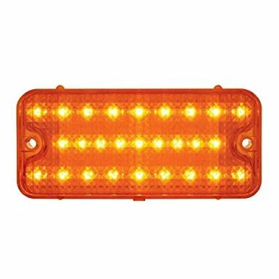 United Pacific 27Amber LED Parking Light 1967-68 Chevy Truck, Amber Lens -1 Unit Foto 1 de 4