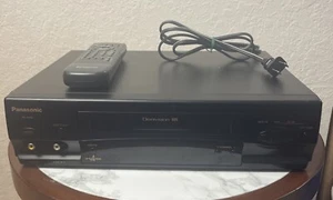 PANASONIC OMNIVISION PV-4609 VCR WITH REMOTE with Manual. TESTED & Excellent!! - Picture 1 of 6