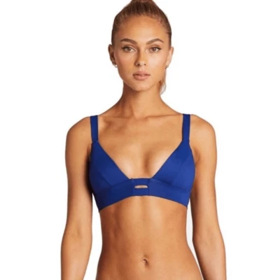 Vitamin A size XL Neutra Bralette Top Bikini Top | Blue #563859 - Imagem 1 de 4