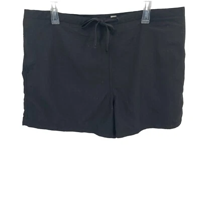 LL Bean Womens NWT Black Shorts Sunsmart UPF 50+ Size XL Sporting Fishing Hiking - Image 1 of 4