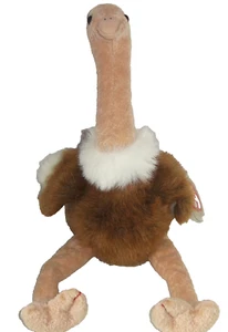 Stretch Ty Beanie Buddies Buddy 1998 Ostrich Vintage - Picture 1 of 2
