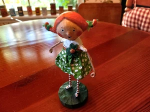 Vintage Lori Mitchell - Sweet Kelly Green 4,5" Resin Figur Delicate St. Patty - Bild 1 von 6