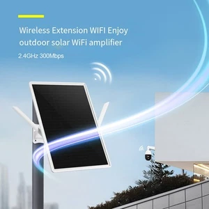 Müheloser Aufbau zuverlässige drahtlose Verbindung mit Solar WLAN Repeater - Afbeelding 1 van 7