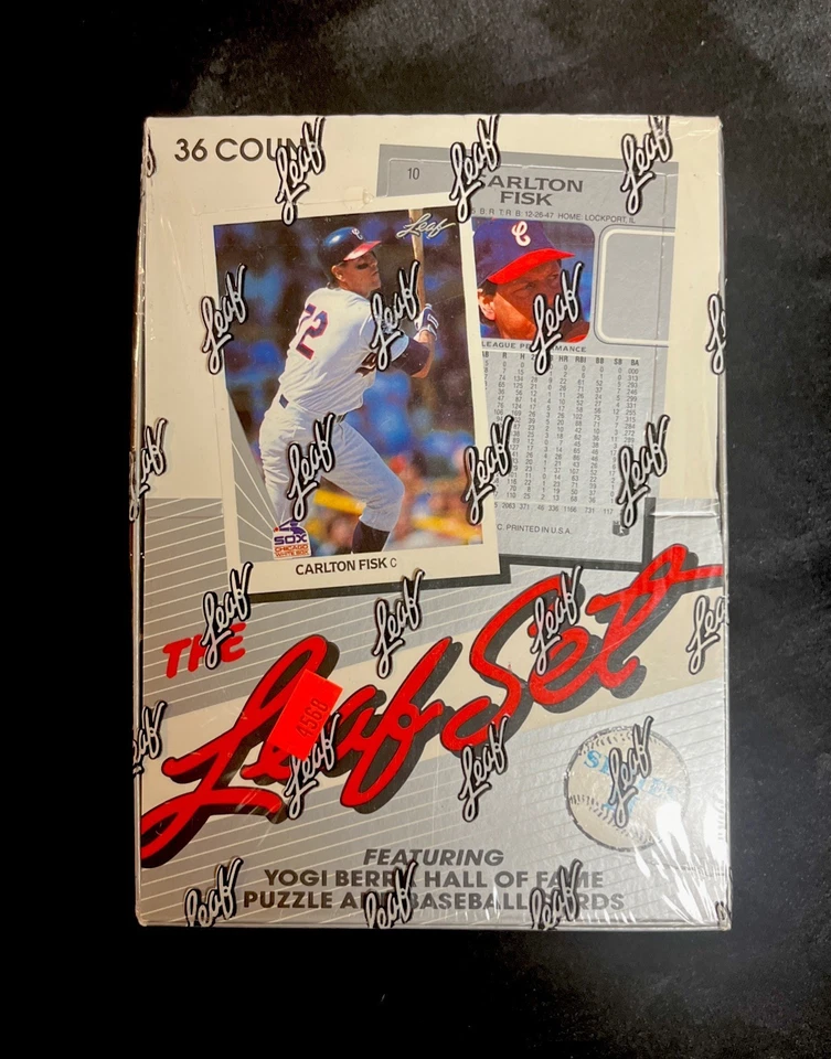 1990 LEAF BASEBALL SERIES 2 FACTORY SEALED  Wax BOX 36 Packs Frank Thomas Rookie - Image 1 of 1