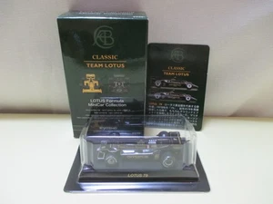 Kyosho 1/64 Lotus Formula Minicar Collection Lotus 79 #6 Bengt Ronnie Peterson - Picture 1 of 1