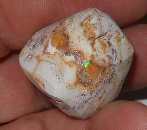 Mexican Fire Opal Cantera Rough 103ct Bonanza Sale Earth-Mined 30x29x20mm - Picture 1 of 12