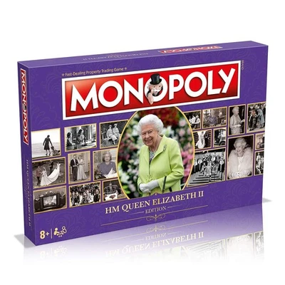 Winning Moves HM Queen Elizabeth II Monopoly Board Game - Imagen 1 de 4