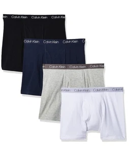 Calvin Klein Boys Boxer Briefs, 4-pack Assorted Colors sz L - Picture 1 of 5