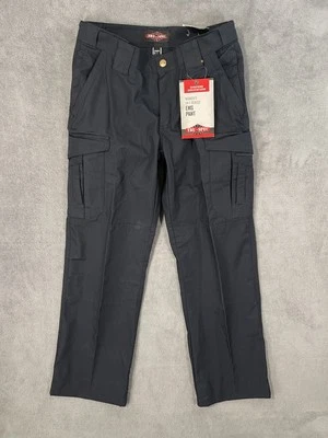 New Tru Spec Pants Womens 2 Blue Navy 24-7 Series EMS Straight Leg Comfort Waist - Image 1 of 4