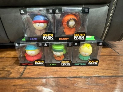 Juego de 5 Figuras Vinilo South Park Culturefly Coleccionables Comedy Central Foto 1 de 4