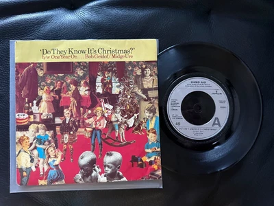 Band Aid "Do They Know It's Christmas? - One Year One" UK 7" PS - Image 1 of 2