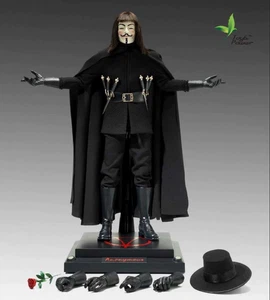 Toys Power V for Vendetta 1/6 scale Actionfigur inkl. 1/1 Cosplay Maske - Bild 1 von 5
