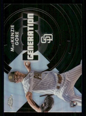 2022 Topps Chrome Update Generation Now #GNC11 MacKenzie Gore - Image 1 of 2