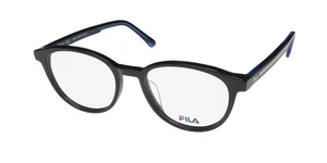 NUEVAS GAFAS FILA VF9322 50-18-140 NEGRAS 700Y UNISEX PLÁSTICO OVALADO BORDE COMPLETO - Imagen 1 de 8