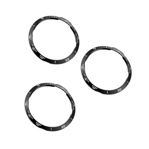 3 Count Zifferblatt Lünette Ring Lünettenring Beobachten Ansehen - Bild 1 von 12