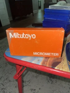 Mitutoyo 193-101 Digit Outside Micrometer Ratchet Stop 0-25mm Range 0.01mm Seal - Picture 1 of 12