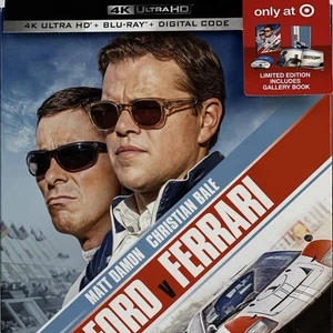 Ford v Ferrari 4K Ultra HD Blu-ray with Digital Code - Target Exclusive - Picture 1 of 9