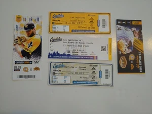 5 seltene Capitales de Quebec Ticket Stubs Sussex Miners County Minor Baseball - Bild 1 von 2