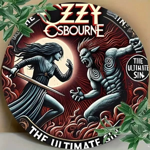Ozzy Osbourne Prince Of Darkness Limited Edition Metal Sign 8x8. Collectible - Picture 1 of 3