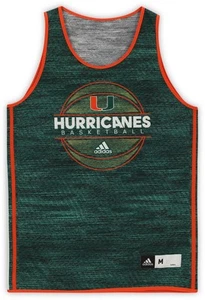 Miami Hurricanes Team-Issued Green Reversible Jersey - Basketball - Size M - Picture 1 of 4