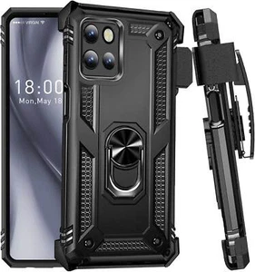 Para Motorola Moto G 5G (2025) - Funda Clip Cinturón Funda Giratoria Metal Anillo Cubierta - Imagen 1 de 6