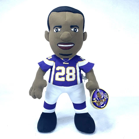 Adrian Peterson Bleacher Creatures Minnesota Vikings 14" Plush Toy 2011 NFL NEW Cover