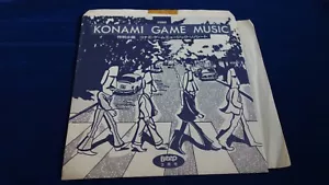 KONAMI GAME MUSIC flexible (phonograph) record vintage made in JAPAN USED - Picture 1 of 4