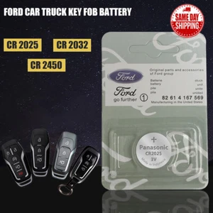 Genuine Lithium Coin Cell Battery For Ford Car Truck Key Fob Remote Replacement - Picture 1 of 8