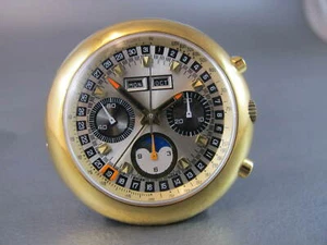 JULES JURGENSEN TRIPLE DATE MOONPHASE CHRONOGRAPH WATCH VALJOUX 88 - Picture 1 of 11