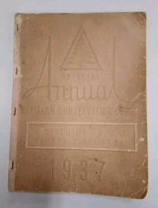 Civilian Conservation Corps Official Annual District "C" 4th Area, Georgia 1937. - Picture 1 of 5
